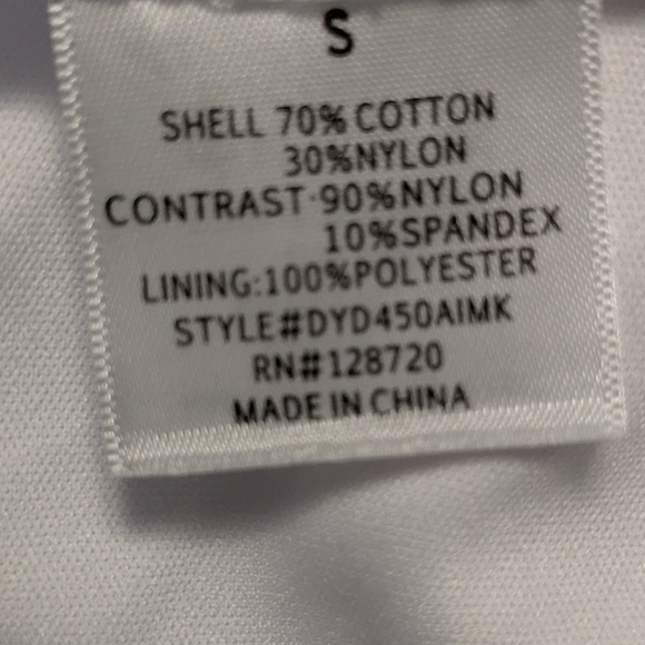 Francesca's Mi Ami White Lace Crotchet Skeeveless Mini Summer Dress Sz. S - Picture 9 of 11